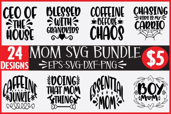 A Designer's Take on the 24 Mom SVG Bundle for Embroidery Projects