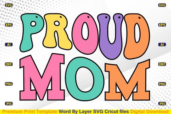 Proud Mom SVG Retro: Real Embroidery Design Review