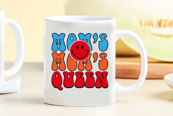 Putting the Retro Mom Svg Mom Queen Design Through the Hoop